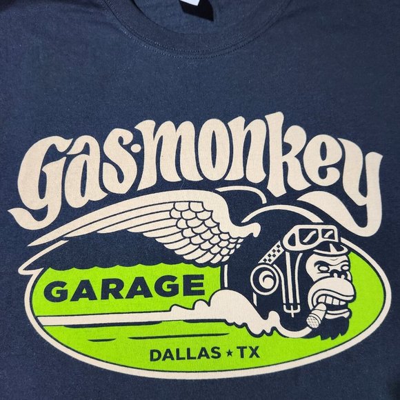 Gas Monkey Garage Shirt Men's XL Short Sleeve Crew Neck T Shirt Black Gi… - Picture 4 of 10